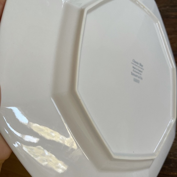 Authentic Octagon Classic Blue Tiffany vintage Serving tray - Picture 6 of 7